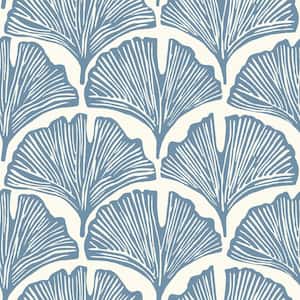 Novogratz Feather Palm Waverly Blue Peel and Stick Wallpaper (28 sq. ft.)