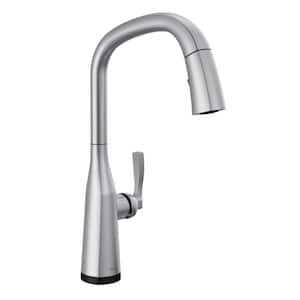 Stryke Single Handle Touch2O Technology Pull Down Sprayer Kitchen Faucet in Stainless Steel