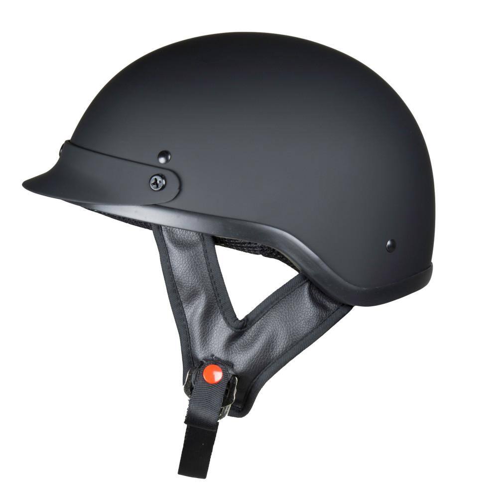 Raider Medium Matte Black Half Motorcycle Helmet 26 619 14 The Home Depot Raider Medium Matte Black Half Motorcycle Helmet 26 619 14 The Home Depot