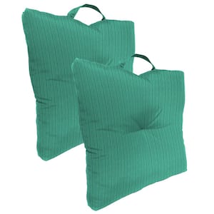 20 in. L x 20 in. W x 5 in. T Square Outdoor Throw Pillow in Federal Bayou (2-Pack)