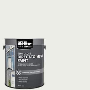 1 gal. #52 White Semi-Gloss Direct to Metal Interior/Exterior Paint