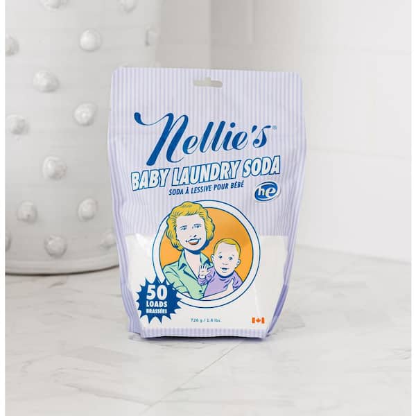Fragrance Free Powder Laundry Detergent Pouch, Baby Safe, 1.6 lbs.