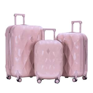 Kensie 3-Piece Wistful Mauve (Purple) Expandable ABS/PC
