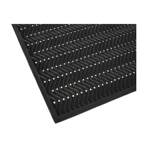 True Step Wave Rubber 36 in. x 60 in. Door Mat
