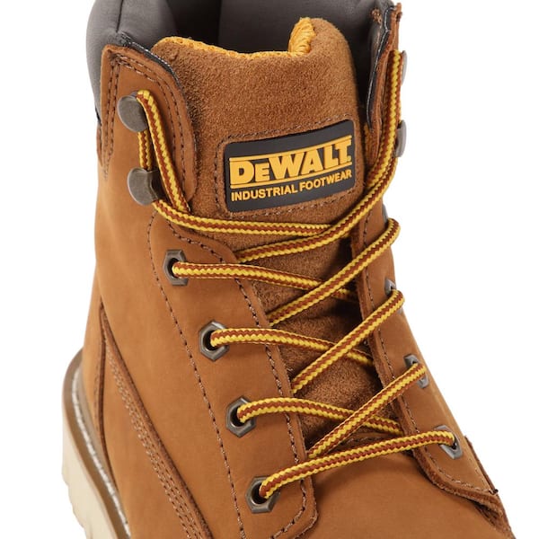 【タクハン⠀】Deelux デーモン DEWALT Men's Flex 6'' Work Boots - Steel Toe - Sundance Size 9(M