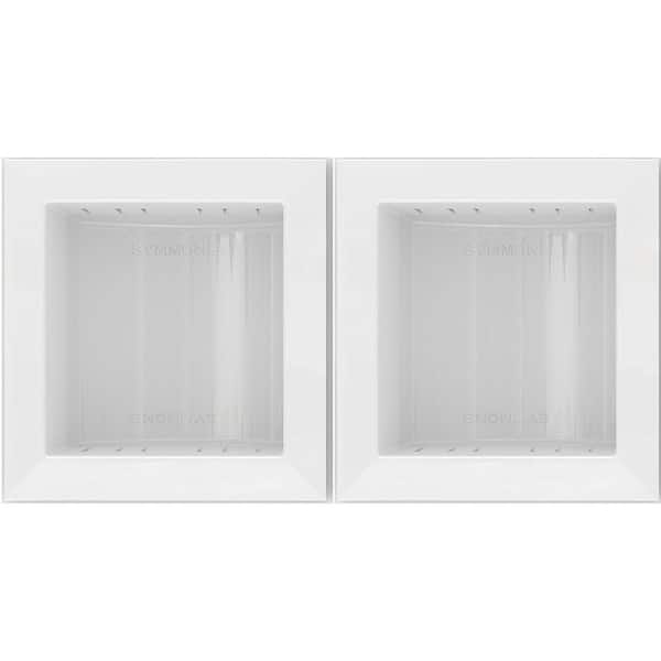 Symmons Laundry Mate 1/2 in. Plastic Drain Box with Brass Valve in Retail Packaging