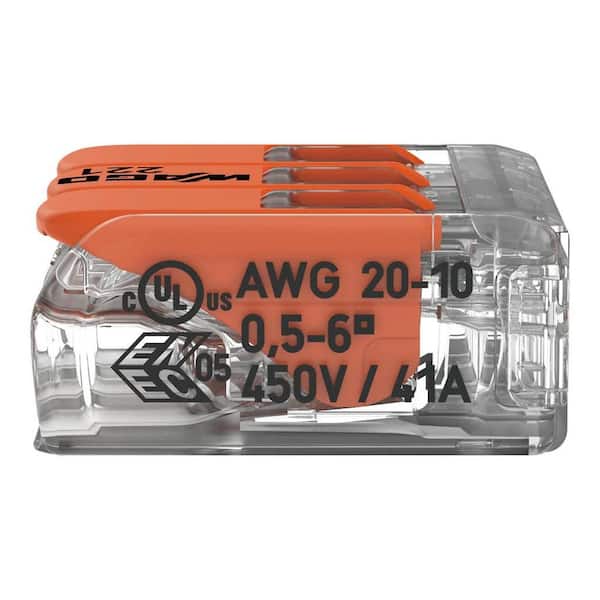 WAGO 20-10 AWG 3-Wire Splicing Connector - 30 Pack at Menards®