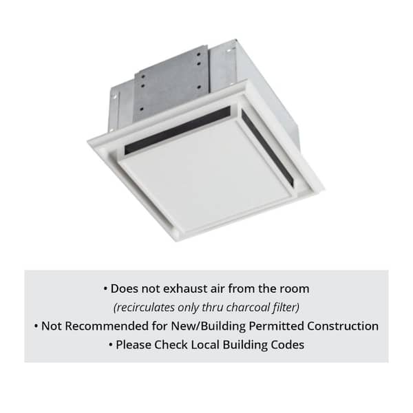 non ducted bathroom exhaust fans