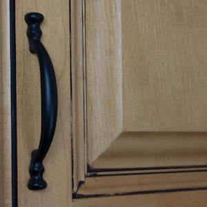 3 in. Center-to-Center Matte Black Arch Cabinet Drawer Pulls (10-Pack)