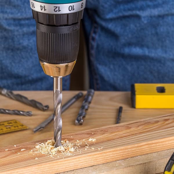 Drill Bit Set (246‑Piece) with Portable Case, Includes Drill & Driver Bits for Wood, Cement Drilling, and Screw Driving