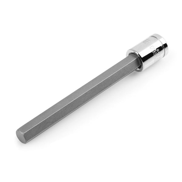 TEKTON 1/4 in. Drive x 8 mm Long Hex Bit Socket