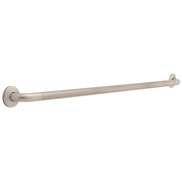 Franklin Brass 48 in. x 1-1/4 in. Concealed Screw ADA-Compliant Grab Bar in Peened Stainless