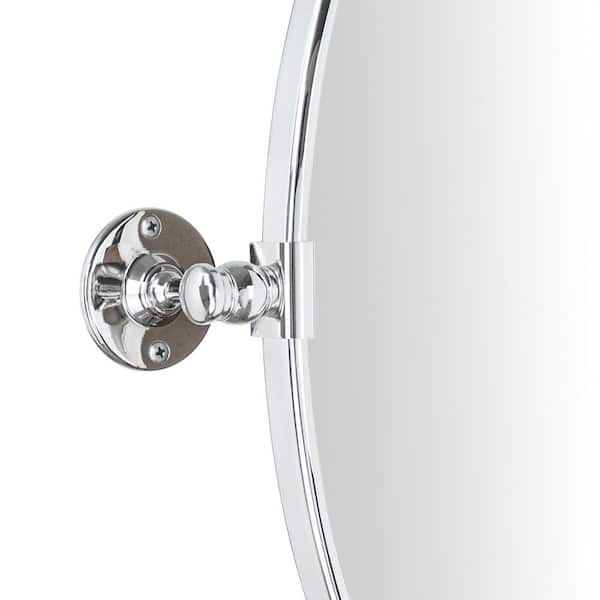 Oval Metal Mirror store Chrome