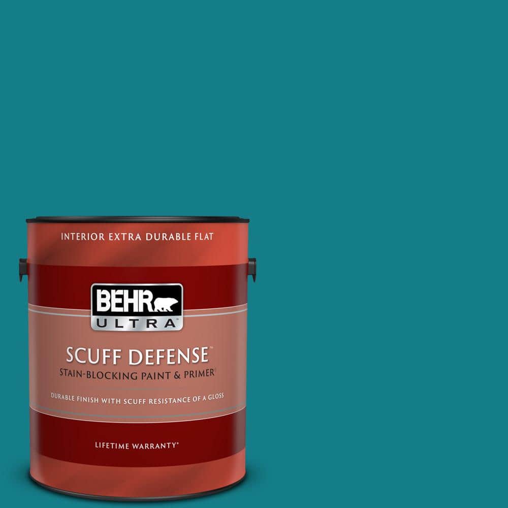 BEHR ULTRA 1 gal. PPU1301 Caribe Extra Durable Flat Interior Paint