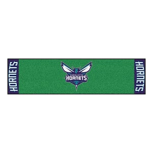 NBA Charlotte Hornets 1 ft. 6 in. x 6 ft. Indoor 1-Hole Golf Practice Putting Green