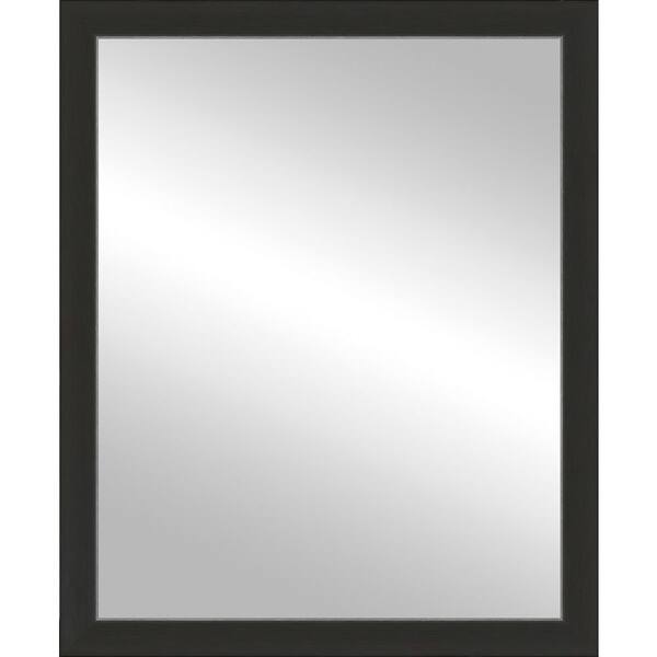 Timeless Frames 24 in. x 30 in. Port Espresso/Silver Framed Mirror