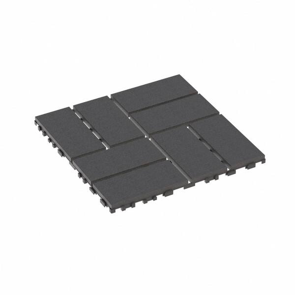 WRIGHTMASTER 1ft. x 1ft. Quick Deck Polypropylene Interlocking Deck Tile in Midnight Blue-7 (44 sq. ft. per Box)