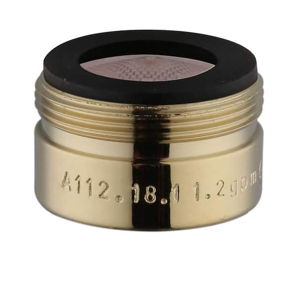 Glacier Bay Builders 8 in. Widespread 1.2 GPM Bathroom Sink Faucet Aerator in Polished Brass