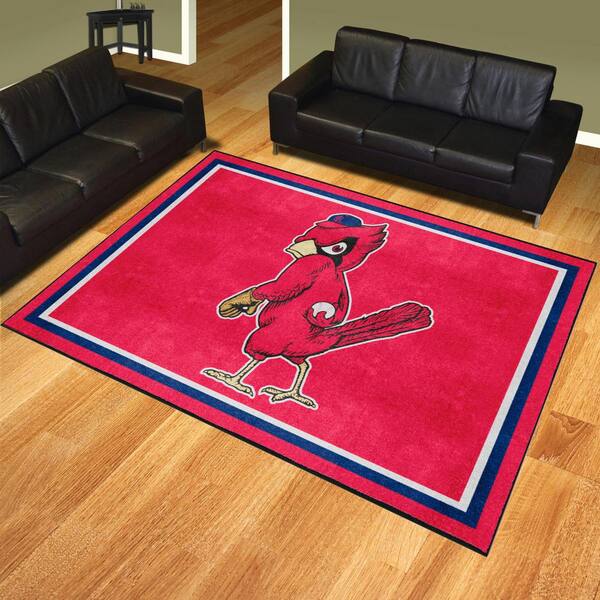 FANMATS Houston Texans Red 8 ft. x 10 ft. Plush Area Rug 36197