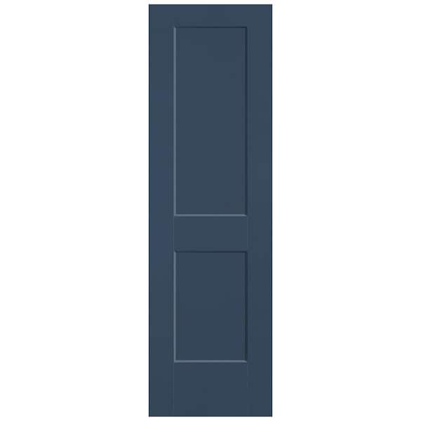 Masonite 24 in. x 80 in. 2-Panel Logan Single Bore Solid Core Night Tide Molded Composite Interior Door Slab