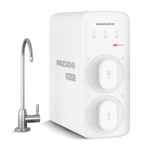 Pureflo 8-Stage Under Sink Tankless Reverse Osmosis Water Filtration System 600 GPD with Faucet NSF Certified