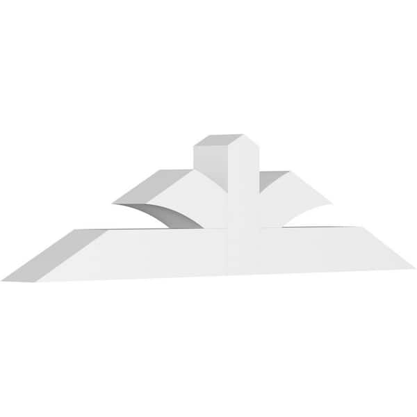 Ekena Millwork Richland 72 in. W x 18 in. H x 6 in. D Signature Polyurethane Bracket