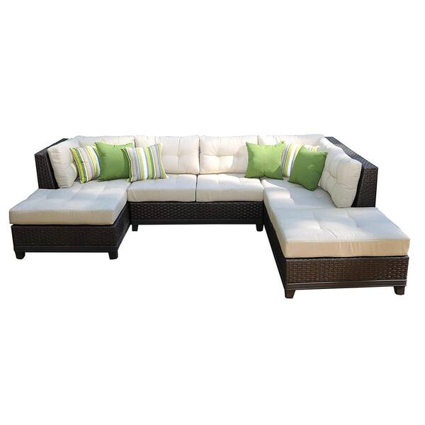 outdoor sectional with sunbrella fabric