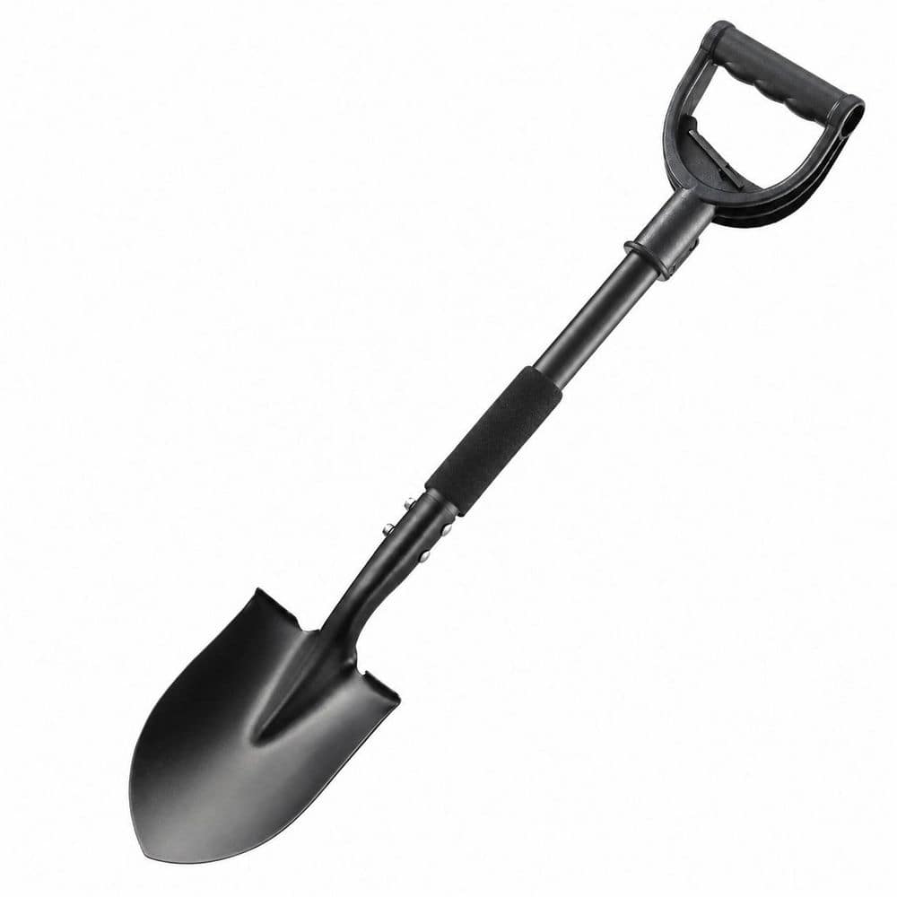 31 in. ABS Handle Metal Shovel Heavy Duty D-Grip Mini Spade for Digging Gardening Camping Snow Removal price history on PriceWatchPro