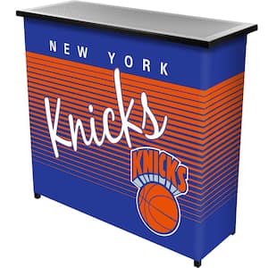 New York Knicks Hardwood Classics Orange 36 in. Portable Bar