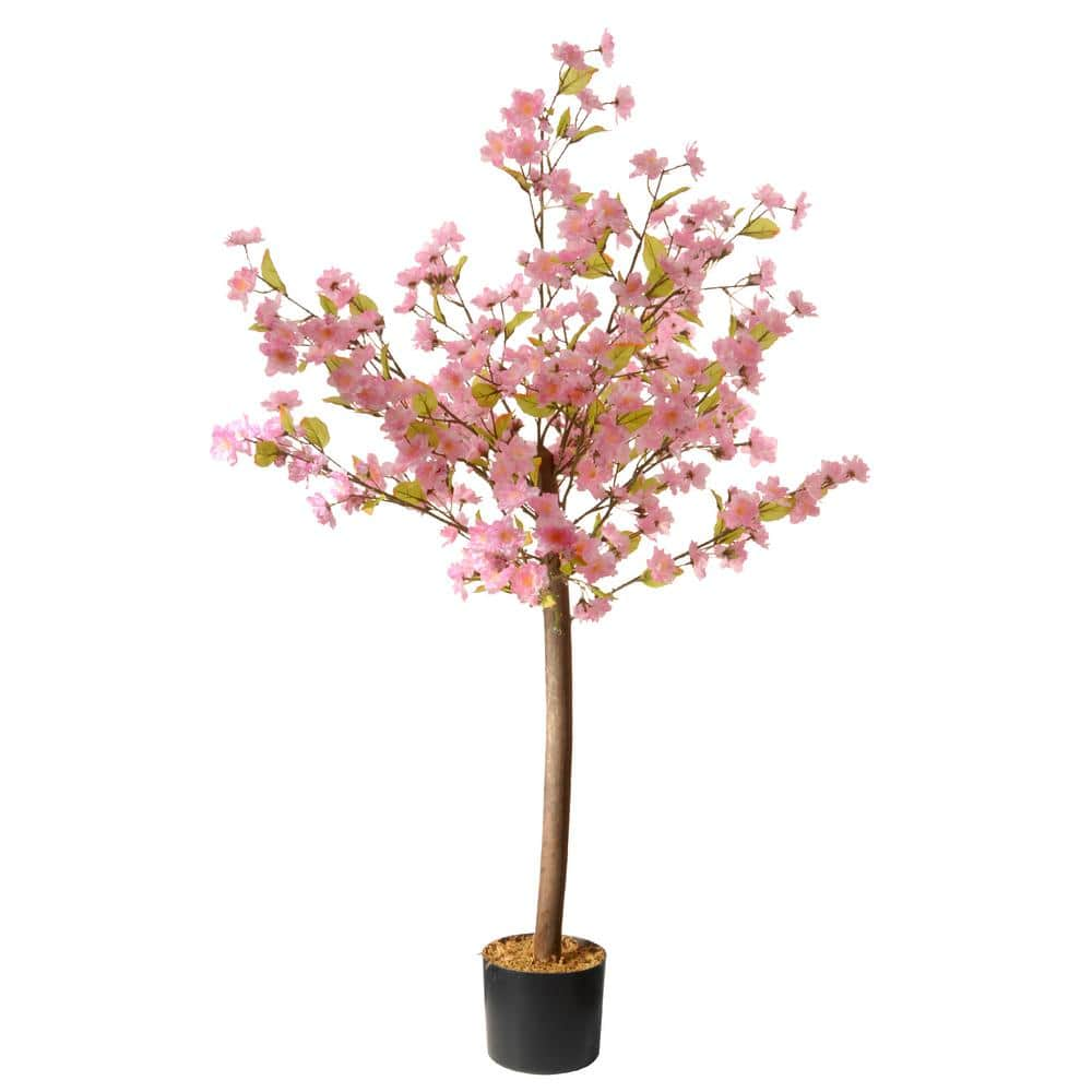 National Tree Company 4 Ft Artificial Cherry Blossom Tree Ras 5467 06n The Home Depot