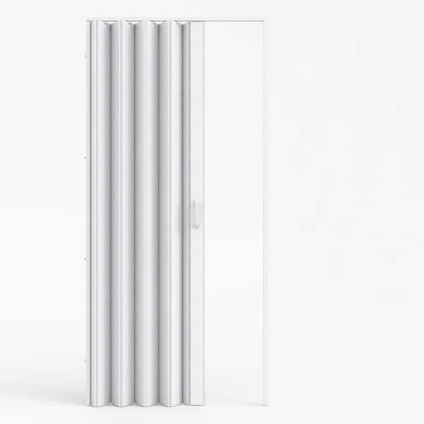 SOCBAZZAR 48 in. x 80 in. White Finished PVC Interior Folding