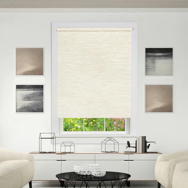 Cordless Light Filtering Woven Roller Shade
