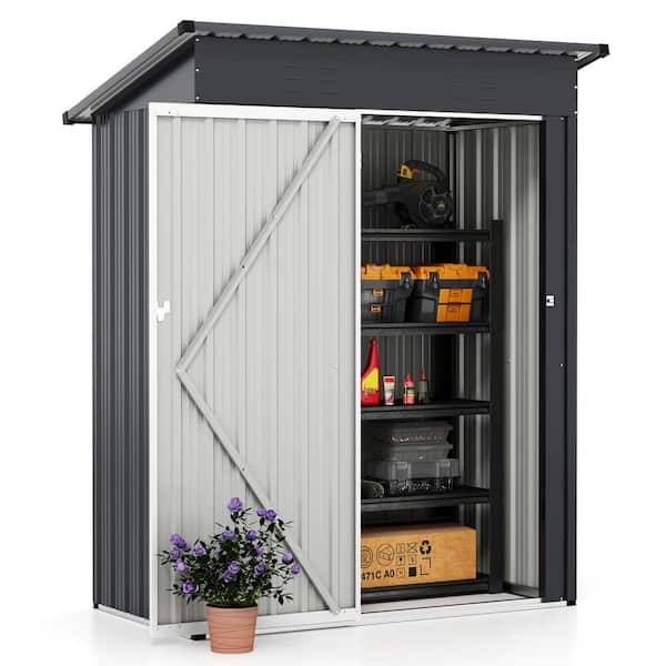 Liviza 5 ft. W x 3 ft. D Metal Shed with Single Door (67 sq. ft