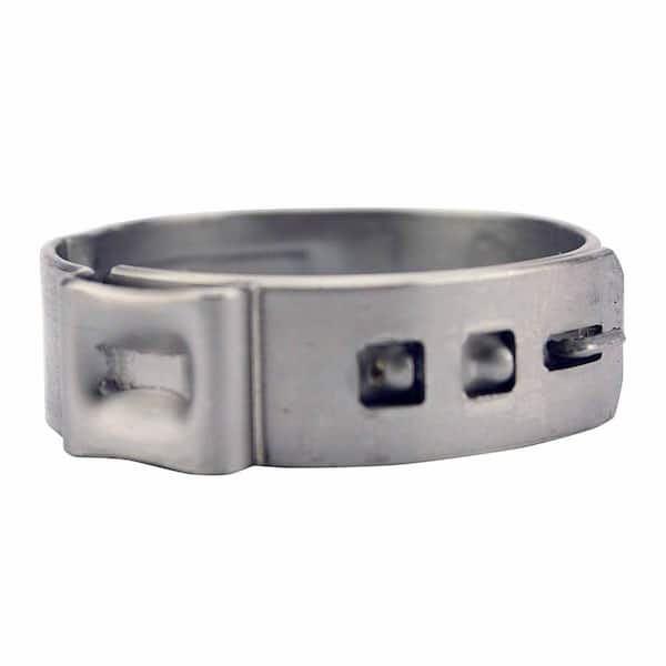 SharkBite 1-inch Stainless Steel PEX Clamp Ring (10-Pack)