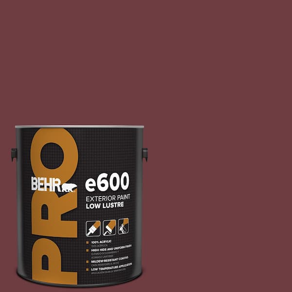 BEHR PRO 1 gal. #BXC-90 Wild Cranberry Low Luster Exterior Paint