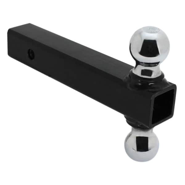 Quick Products Class III Trailer Ball Mount with Double Welded Hitch Balls - 5000 lbs. (1-7/8 in. and 2 in. Ball Size)