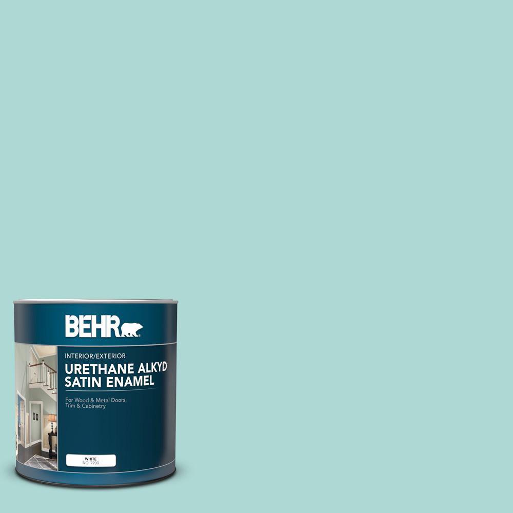 BEHR 1 qt. M4503 Wave Top Satin Enamel Urethane Alkyd Interior