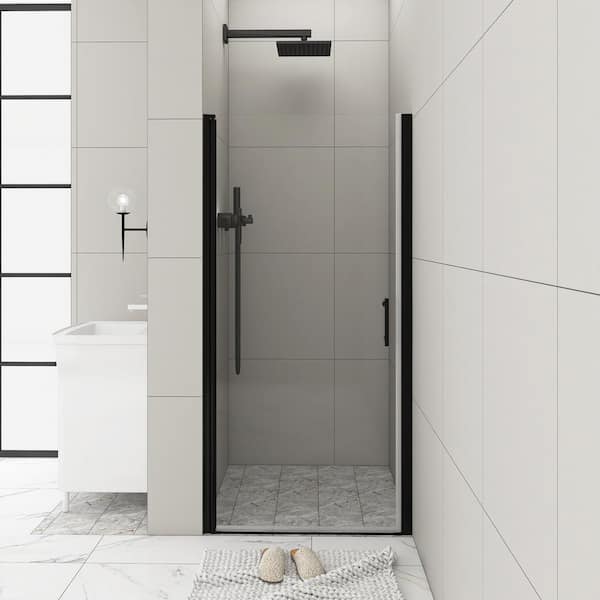 Have a question about 33 in. W x 72 in. H Pivot Semi-Frameless Shower ...