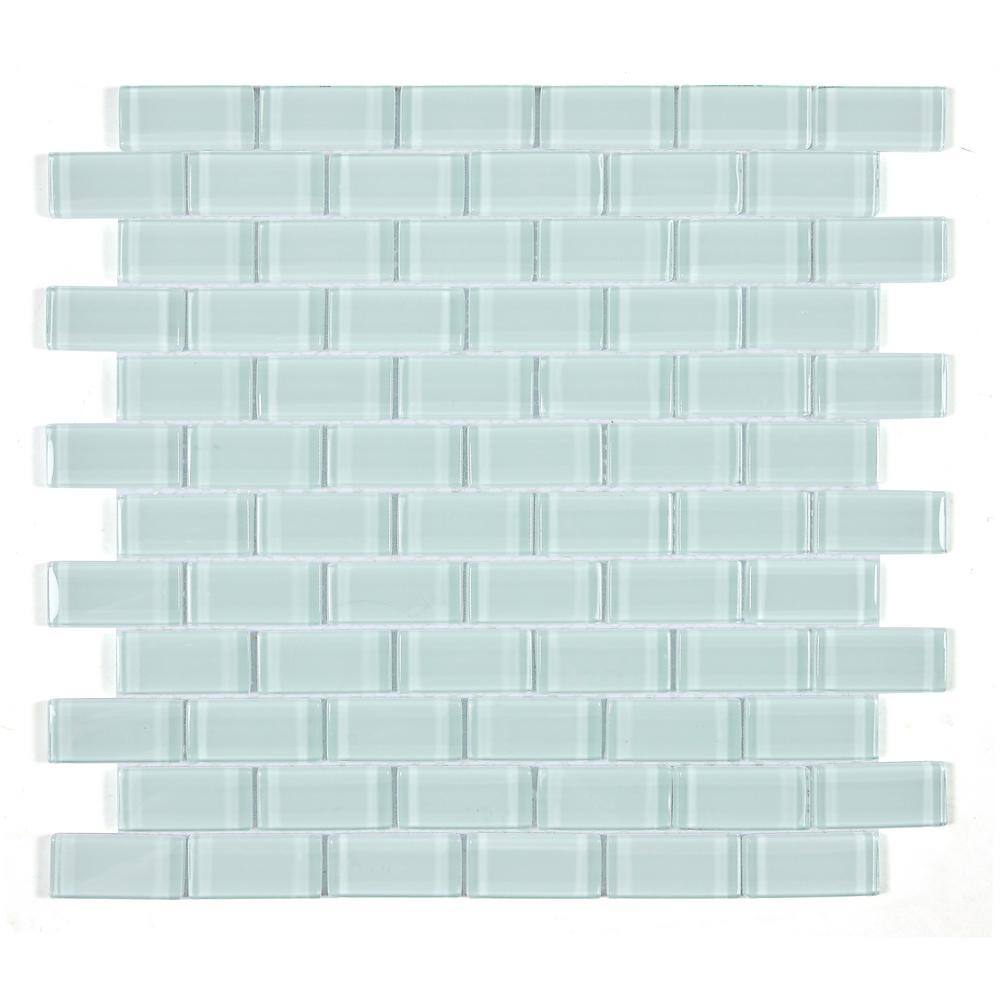 Free Flow White 12 in. x 12 in. Glossy Floral Glass Mosaic Wall and Pool Tile (1 sq. ft./Case) price history on PriceWatchPro