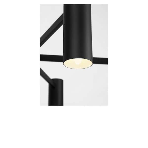 Generation Lighting Zentro 36 in. W x 15.63 in. H 8-Light Midnight