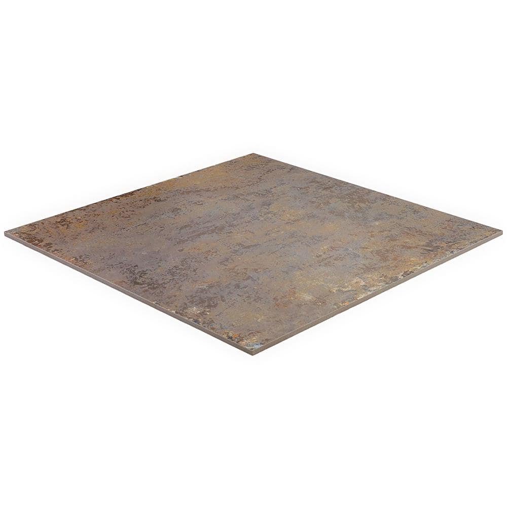 Mantis 24" Matte Brown Porcelain Stone Look Tile