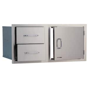40-1/2 in. x 22 in. x 20-1/2 in. Door/Drawer Combo Double Walled System