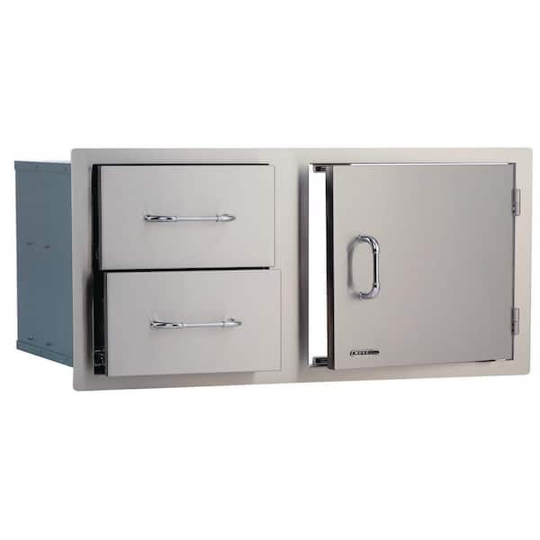 BULL 40-1/2 in. x 22 in. x 20-1/2 in. Door/Drawer Combo Double Walled System