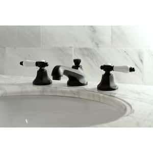 Bel-Air 8 in. Widespread 2-Handle Bathroom Faucet in Matte Black