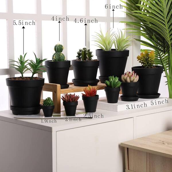 tiny planter pots Small 2-Inch Terracotta Pot with Drainage Holes for Succulent Plants, Indoors or Outdoors main image 1