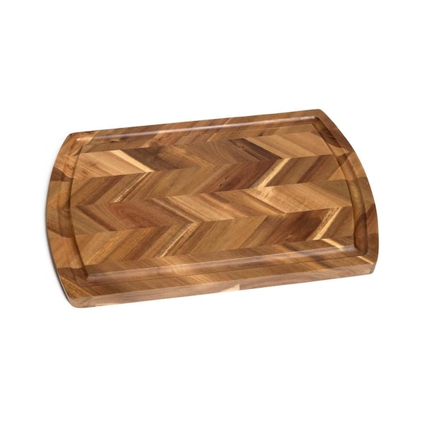 Lipper 12.3 in. W. x 18 in. Rectangle Herringbone Cutting Board
