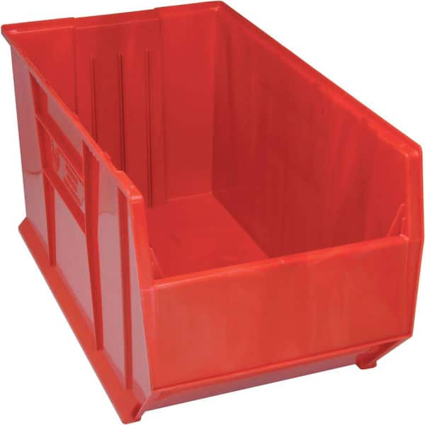 QUANTUM STORAGE SYSTEMS 36 in. Quantum Hulk 54 Gal. Storage Tote in Red (1-Pack)