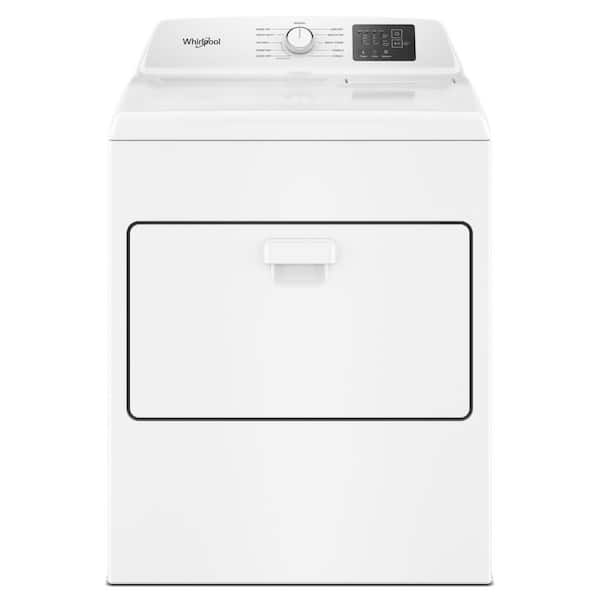 7.0 cu. ft. Vented Front Load Electric Dryer in White with Adaptive Dry