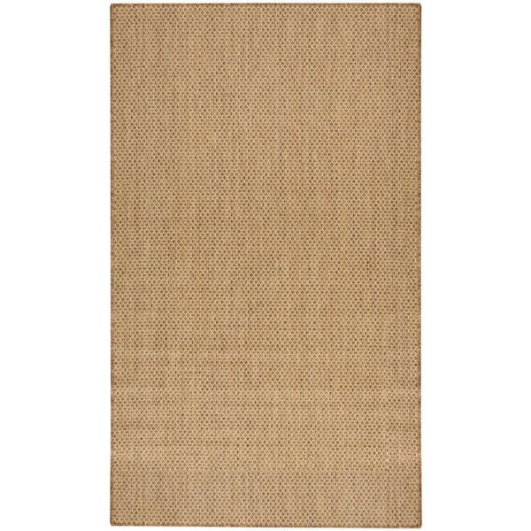 Courtyard Jute 2 ft. x 3 ft. All-Over Design Contemporary Area Rug