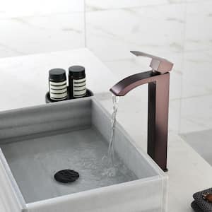 ABA Single Handle Single Hole Bathroom Faucet Spot Resistant in Oil Rubbed Bronze